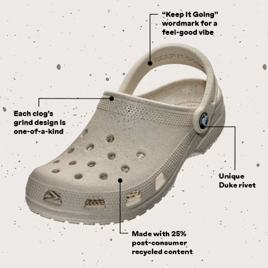 Crocs Launches Limited-Edition "Keep It Going Classic Clog" to Boost Circularity Efforts