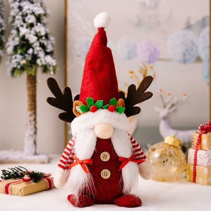 Christmas Pointed Hat Faceless Doll Ornament - steven wick