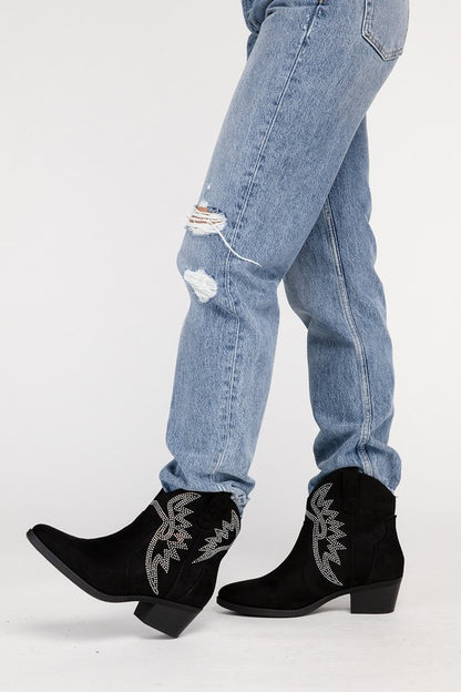 Rhinestone Cowboy Western Booties - steven wick