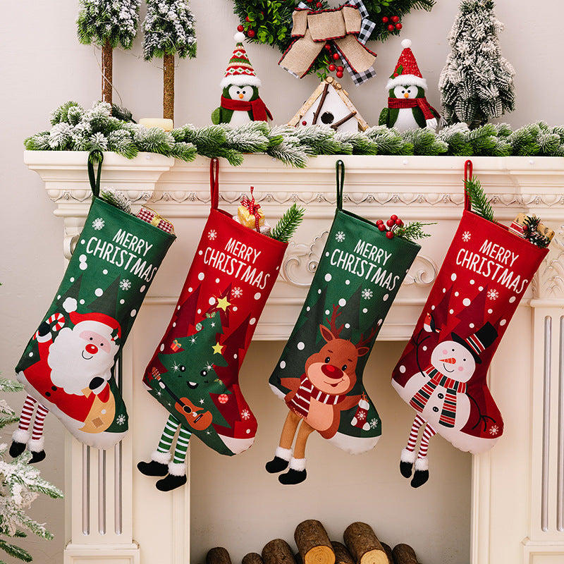 Printed Christmas Stocking Hanging Widget - steven wick