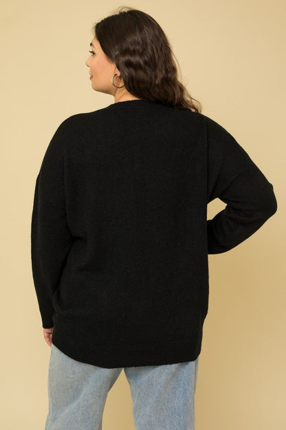 Plus Size Cheers Pullover Sweater - steven wick