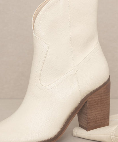 Two Panel Western Pointed Booties - steven wick