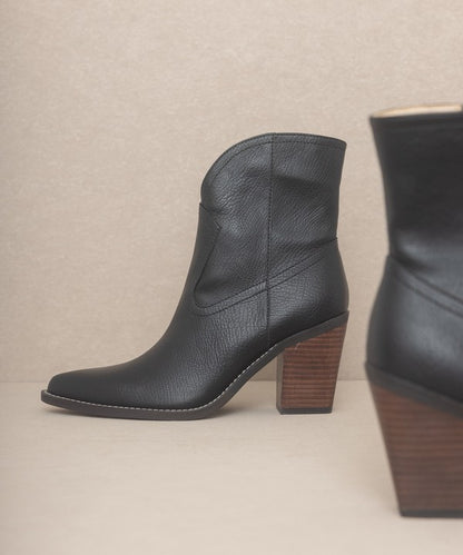 Two Panel Western Pointed Booties - steven wick