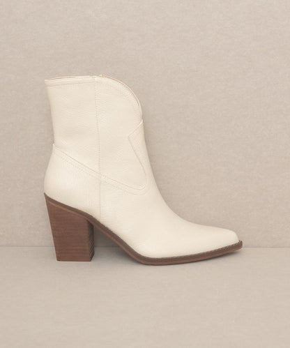 Two Panel Western Pointed Booties - steven wick