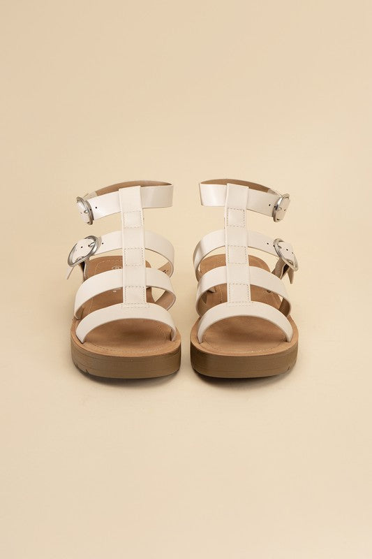 Ledell-S Gladiator Platform Strapped Sandals - steven wick