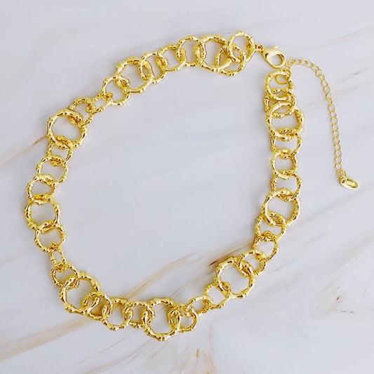 Artfully Linked Chain Necklace - steven wick