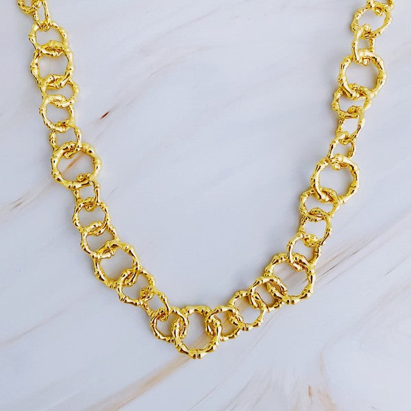 Artfully Linked Chain Necklace - steven wick