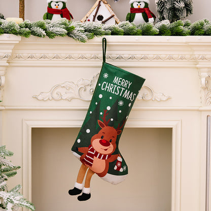 Printed Christmas Stocking Hanging Widget - steven wick