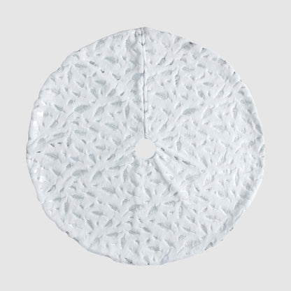 Feather Christmas Tree Skirt - steven wick