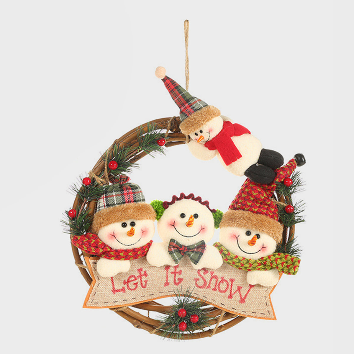 Christmas Doll Wreath Ornament - steven wick