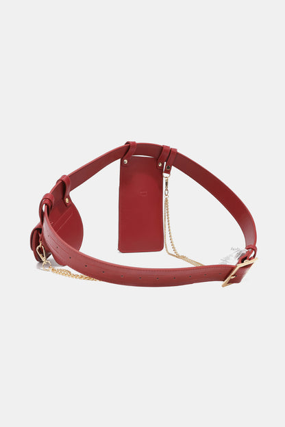 Nicole Lee USA Aurelia Belt Bag with Chain - steven wick