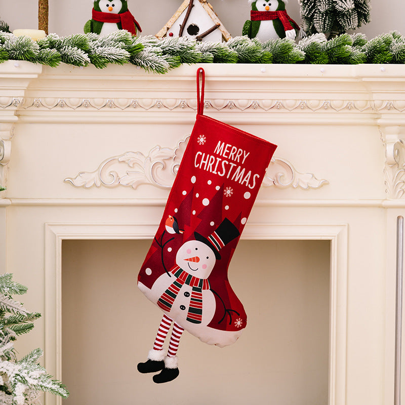 Printed Christmas Stocking Hanging Widget - steven wick