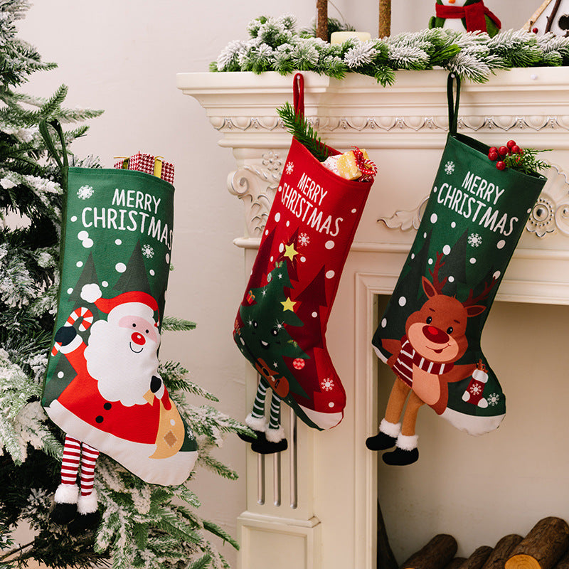 Printed Christmas Stocking Hanging Widget - steven wick