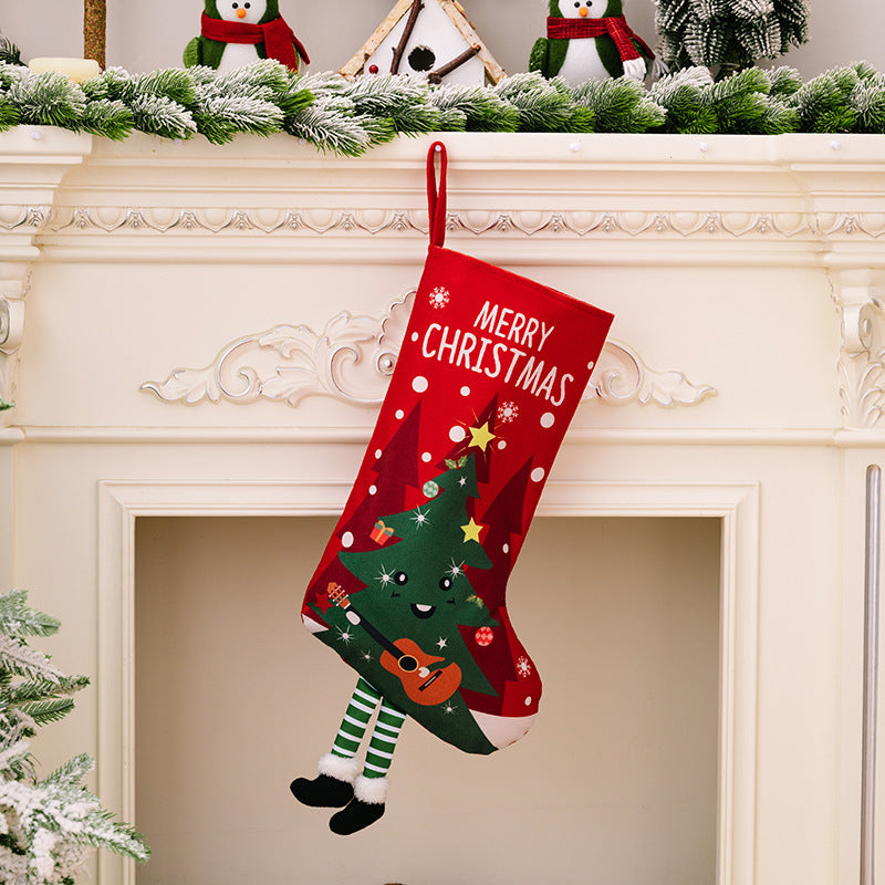 Printed Christmas Stocking Hanging Widget - steven wick