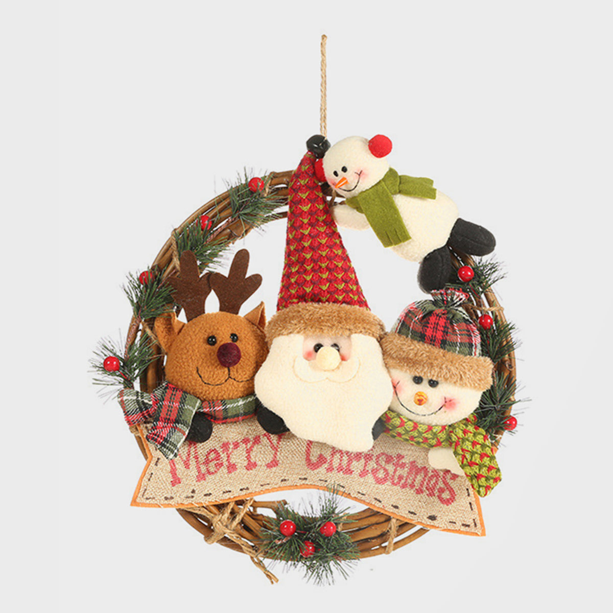 Christmas Doll Wreath Ornament - steven wick