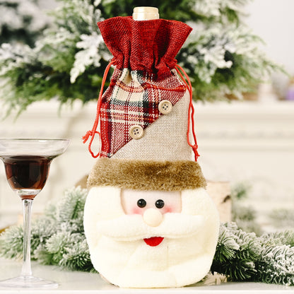 Christmas Wine Bottle Cover - steven wick